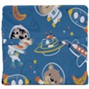 Seamless-pattern-funny-astronaut-outer-space-transportation Back Support Cushion View4