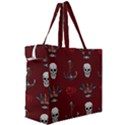 Tattoo-old-school-background-pattern Canvas Travel Bag View3