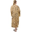 Egyptian-seamless-pattern-symbols-landmarks-signs-egypt Maxi Velvet Kimono View2