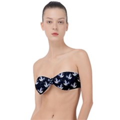 Crane Pattern Classic Bandeau Bikini Top  by Salman4z