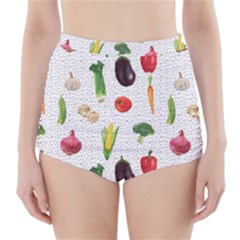 Vegetable High-waisted Bikini Bottoms by SychEva