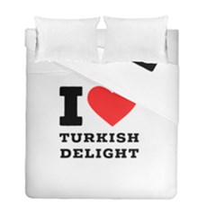 I Love Turkish Delight Duvet Cover Double Side (full/ Double Size) by ilovewhateva