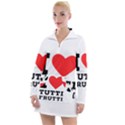 I love tutti frutti Women s Long Sleeve Casual Dress View1