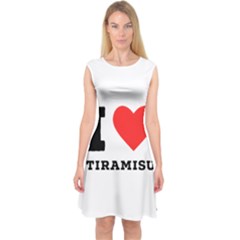 I Love Tiramisu Capsleeve Midi Dress by ilovewhateva