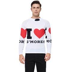 I Love S’mores  Men s Long Sleeve Rash Guard by ilovewhateva