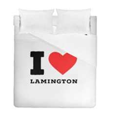 I Love Lamington Duvet Cover Double Side (full/ Double Size) by ilovewhateva