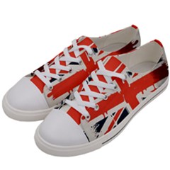 Union Jack England Uk United Kingdom London Men s Low Top Canvas Sneakers by Ravend