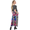 Colorful Diamonds Velour Split Maxi Skirt View2