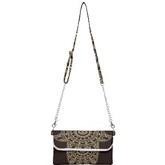 Hamsa-hand-drawn-symbol-with-flower-decorative-pattern Mini Crossbody Handbag by Salman4z