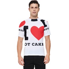 I Love Hot Cakes Men s Short Sleeve Rash Guard by ilovewhateva