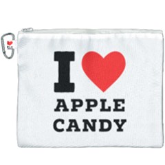 I Love Apple Candy Canvas Cosmetic Bag (xxxl) by ilovewhateva