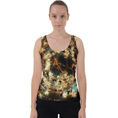 Science Fiction Background Fantasy Velvet Tank Top by danenraven