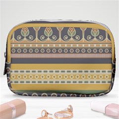 Seamless-pattern-egyptian-ornament-with-lotus-flower Make Up Pouch (small) by Salman4z