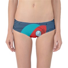 Rocket-with-science-related-icons-image Classic Bikini Bottoms by Salman4z