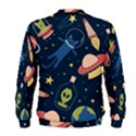 Seamless-pattern-with-funny-aliens-cat-galaxy Men s Sweatshirt View2