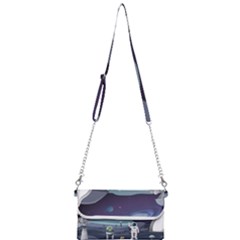 Alien-astronaut-scene Mini Crossbody Handbag by Salman4z