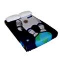 Boy-spaceman-space-rocket-ufo-planets-stars Fitted Sheet (Full/ Double Size) View2