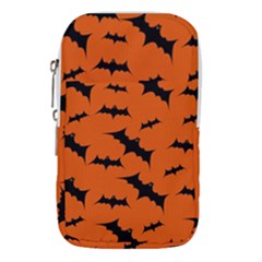 Halloween-card-with-bats-flying-pattern Waist Pouch (small) by Salman4z