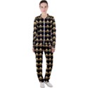 Golden Chess Board Background Casual Jacket and Pants Set View1