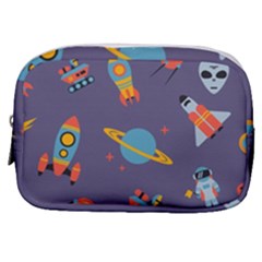 Space-seamless-pattern Make Up Pouch (small) by Salman4z