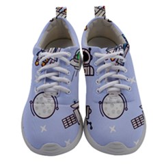 Seamless-pattern-with-space-theme Women Athletic Shoes by Salman4z