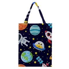 Space-seamless-pattern   - Classic Tote Bag by Salman4z