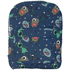 Monster-alien-pattern-seamless-background Full Print Backpack by Salman4z