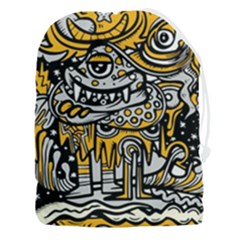 Crazy-abstract-doodle-social-doodle-drawing-style Drawstring Pouch (3xl) by Salman4z