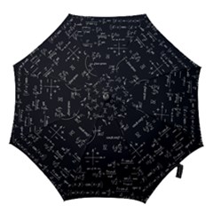 Mathematical-seamless-pattern-with-geometric-shapes-formulas Hook Handle Umbrellas (medium) by Salman4z