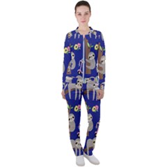 Hand-drawn-cute-sloth-pattern-background Casual Jacket And Pants Set by Salman4z