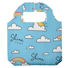 Sky-pattern Premium Foldable Grocery Recycle Bag by Salman4z