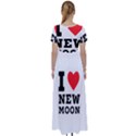 I love new moon High Waist Short Sleeve Maxi Dress View2