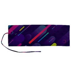 Colorful-abstract-background Roll Up Canvas Pencil Holder (m) by Salman4z