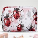 Ladybugs-pattern-texture-watercolor Make Up Pouch (Medium) View1