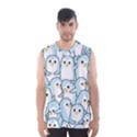 Penguins Pattern Men s Basketball Tank Top View1