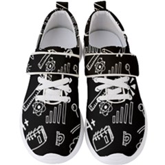 Knowledge Drawing Education Science Men s Velcro Strap Shoes by pakminggu