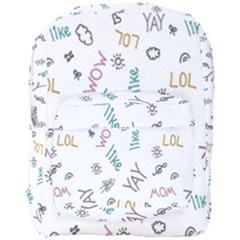 Doodle Pattern Full Print Backpack by pakminggu