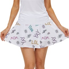 Doodle Pattern Women s Skort by pakminggu