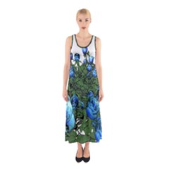 Flowers Roses Rose Nature Bouquet Sleeveless Maxi Dress by pakminggu