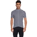 Background Black Board Checker Checkerboard Men s Short Sleeve Cycling Jersey View1