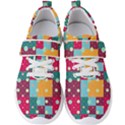 Background Pattern Texture Design Dots Wallpaper Men s Velcro Strap Shoes View1