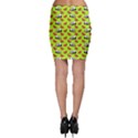 Watermelon Panda Background Wallpaper Bodycon Skirt View2