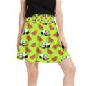 Watermelon Panda Background Wallpaper Waistband Skirt View1