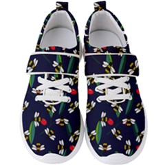 Art Floral Design Pattern Floral Pattern Men s Velcro Strap Shoes by pakminggu