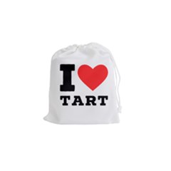 I Love Tart Drawstring Pouch (small) by ilovewhateva