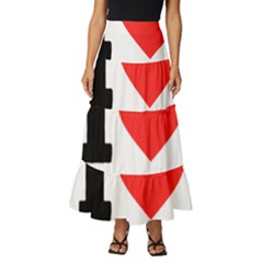 I Love Tart Tiered Ruffle Maxi Skirt by ilovewhateva