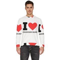 I Love Cheesecake Men s Fleece Sweatshirt by ilovewhateva
