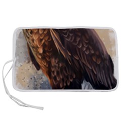 Eagle Art Eagle Watercolor Painting Bird Animal Pen Storage Case (m) by pakminggu