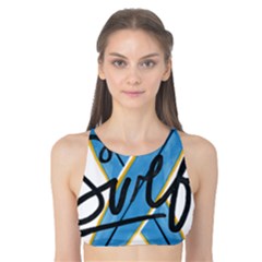 Wave Surfing Surfboard Surfing Tank Bikini Top by pakminggu