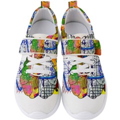 Brain Cerebrum Biology Abstract Men s Velcro Strap Shoes by pakminggu